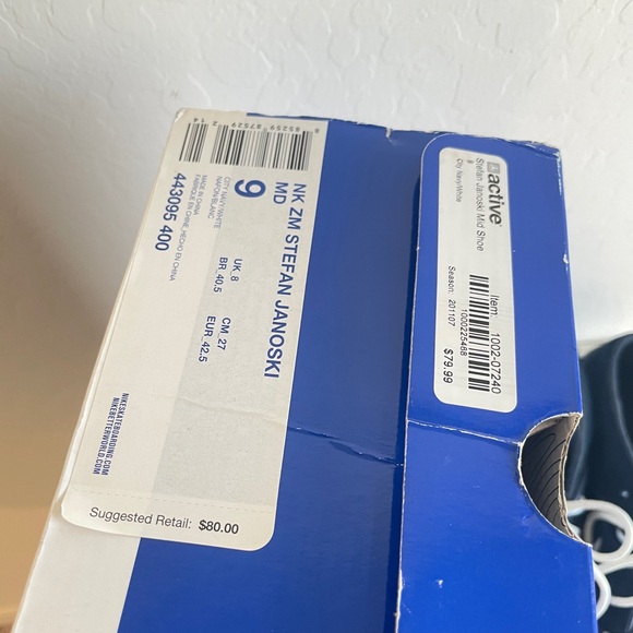 Nike SB Stefan Janoski Sneakers NAVY blue size 9 - Picture 3 of 9